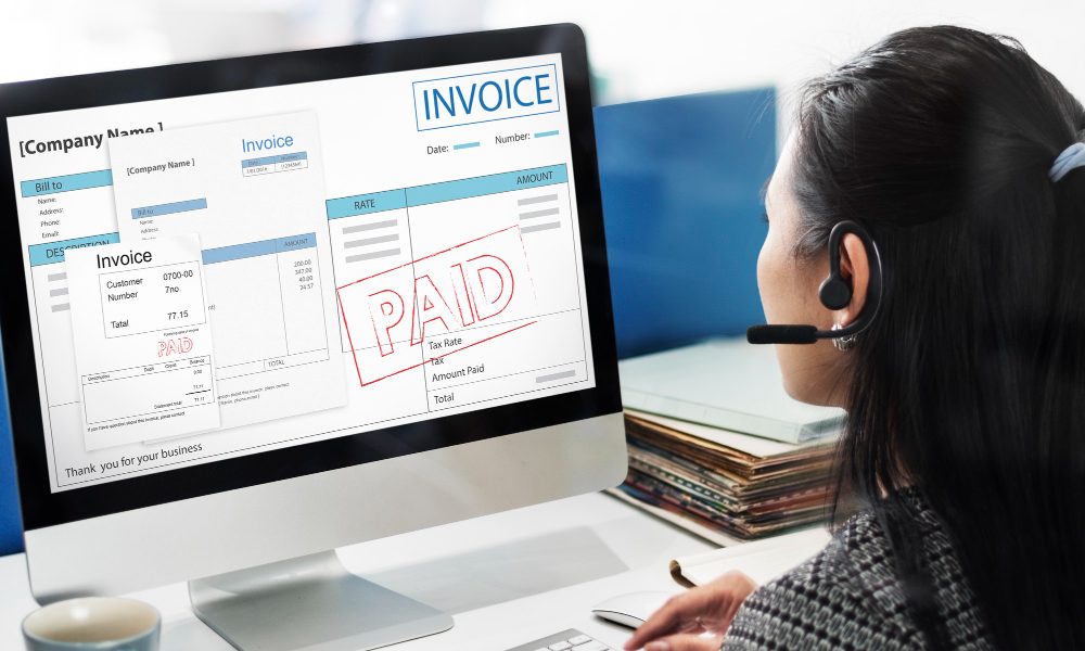 Medical billing specialist processing claims using Medi-EHR integrated EHR system