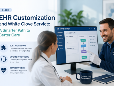 EHR customization dashboard for healthcare practice workflow optimization